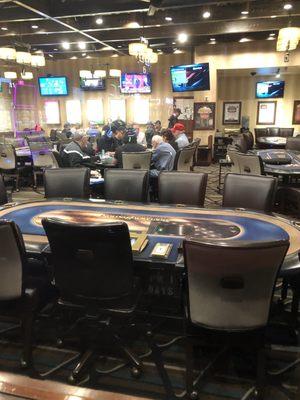 Inside poker room