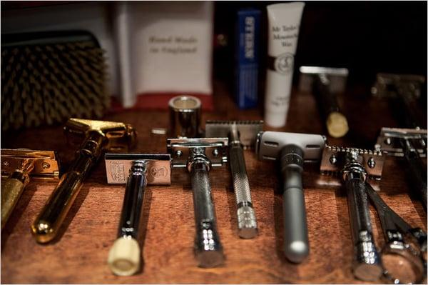 Get a shave while you're in. We even offer straight razor shaves.