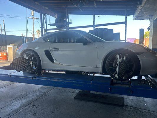 2014 Porsche alignment