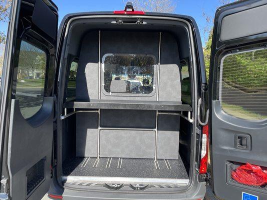 2023 Mercedes Sprinter luggage.