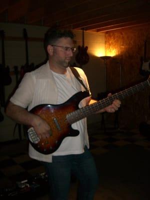 Rich plays his awesome bass...