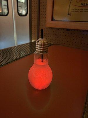 Light bulb drink