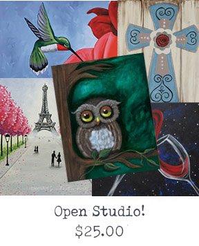 Open Studio Painting and Private/Public Painting parties and classes