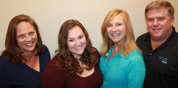 Our Team; Laura, Sarah, Jan & Randy!  Ready to help end your education worries!