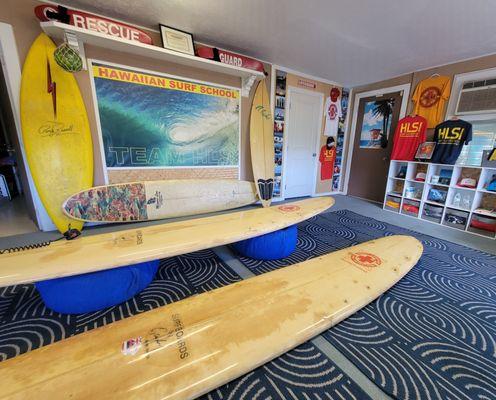 Hawaii Lifeguard Surf School- private classroom