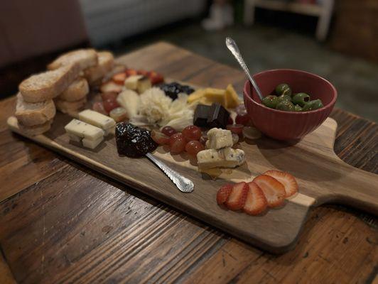 The cheese experience - mingle and graze signature board. Yum!