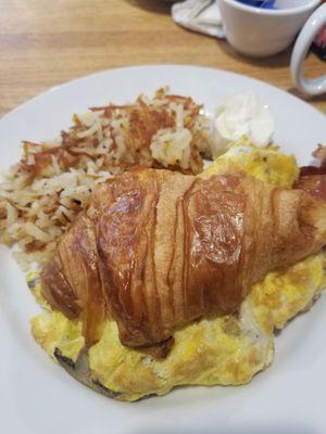 Breakfast croissant