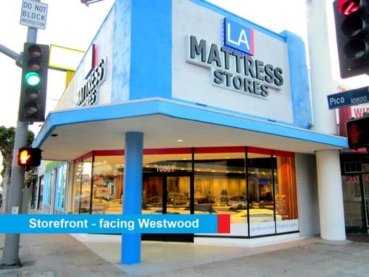 Los Angeles Mattress Stores - Storefront facing Westwood Blvd
visit: www.mattressstoreslosangeles.com