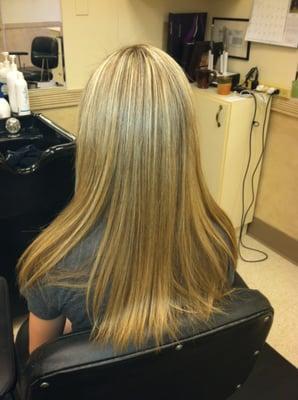 After!  Color and Keratin Smoothing Treatment done by Pat!