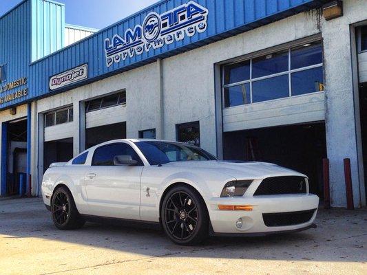 Mustang Shelby GT500 on Forgestar wheels!