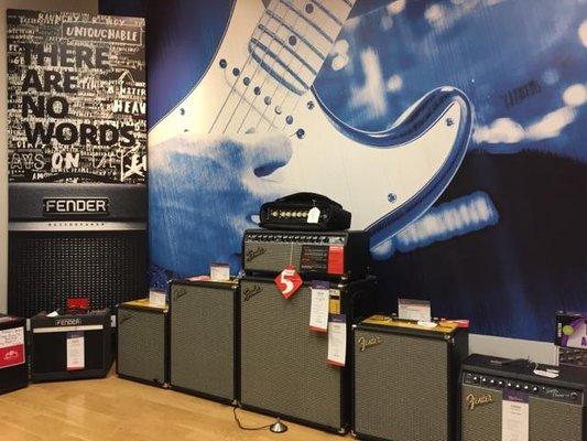 Get loud with our amps.