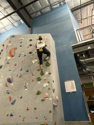 Bouldering wall