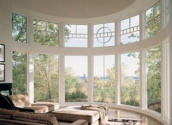 Beautiful Bow window! Please call NEXT for all of your window and door needs.