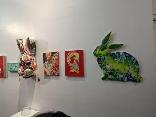 Lucky Rabbit show. All AAPI artists