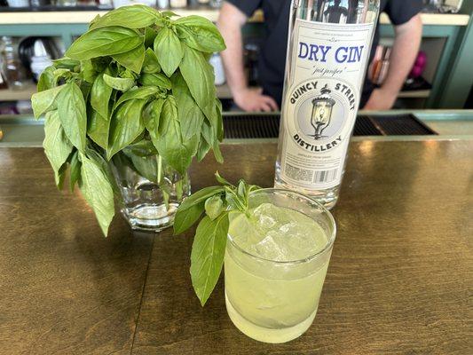 Gin Basil Smash