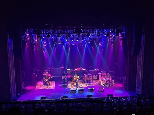 Counting Crows at the Capitol Theater.  Stage view fro balcony.