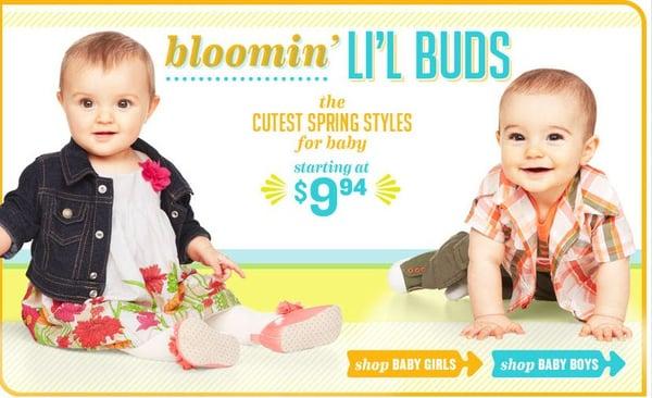 JE babies for Old Navy