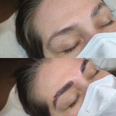 Brow Lamination with Brow tint and Brow wax by Nicole