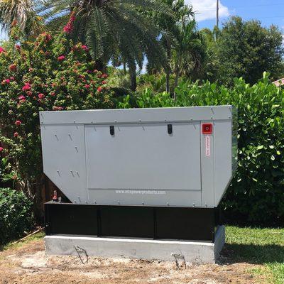 Custom diesel home generator with a John Deere engine