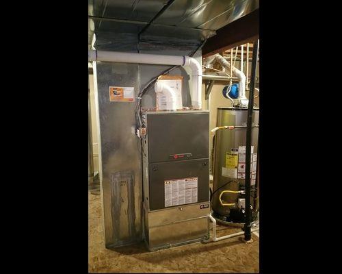 heating and cooling installation