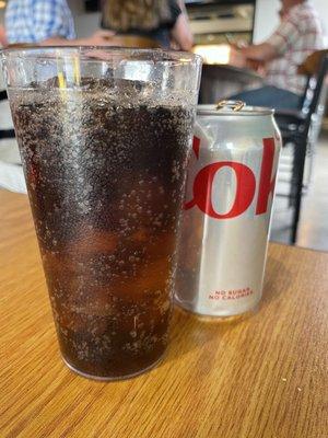 Thanks to the owners for making Diet Coke a non-alcohol staple!!!