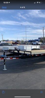 This is the stolen property. Brand new 25ft trailer