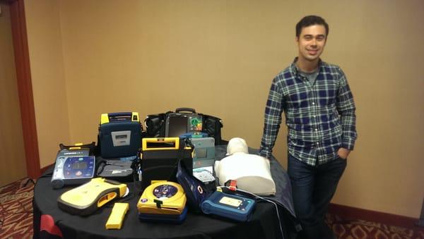 Richard here with all the AED we sell and service.  South Bay CPR provide free AED service and consultation.  Sale of AED: $450+