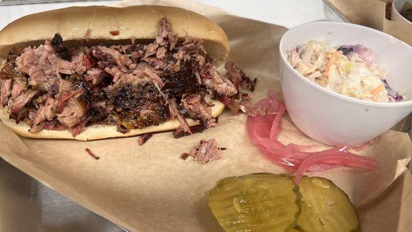 Brisket sandwich