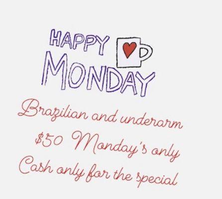 Mondays special ,must mention