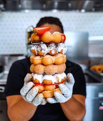 Mochi-donuts