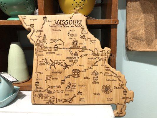 Missouri!  Show Me this unique cutting board!