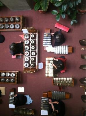 Gamelan concert in the Eliot Pratt Library 10.2013