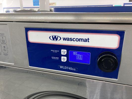 One of our washers ready to work.