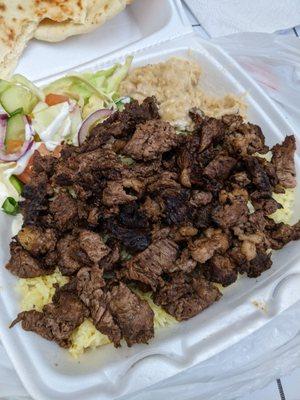 Beef Shawarma plate