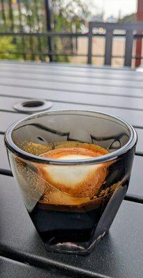 Macchiato. Medici espresso.