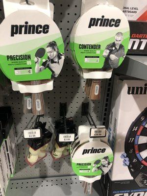 Some expensive ping pong paddles