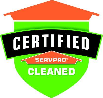 Certified SERVPRO Cleaned for COVID-19