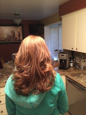 I just love my hair! I work with 11 women and they have been complimenting your work all week.