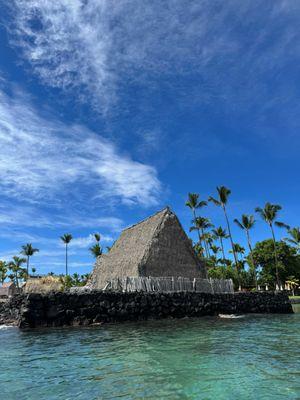 Heaiu- a sacred Hawaiian temple near the King Kamehameha Hotel.