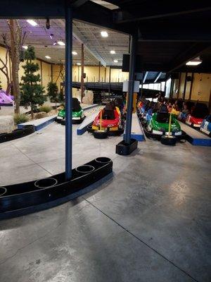 Pretty cool indoor go cart track.