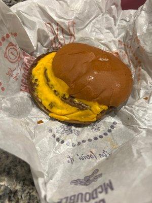 Deformed burger