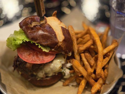 Call It What You Want burger with side of chronic fries.