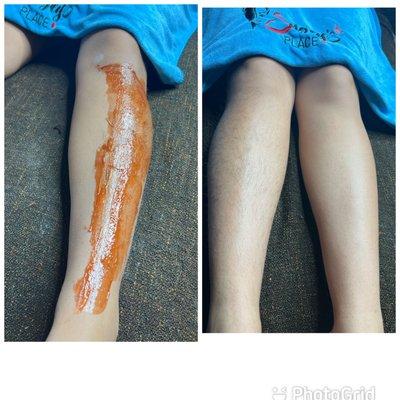 Half Leg chocolate Waxing