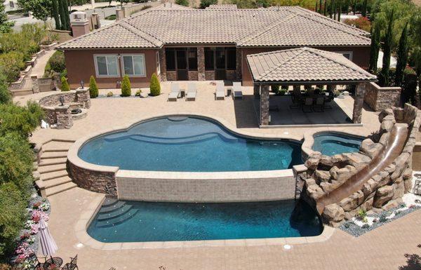 All our pools are custom designed based on homeowner's preferences..