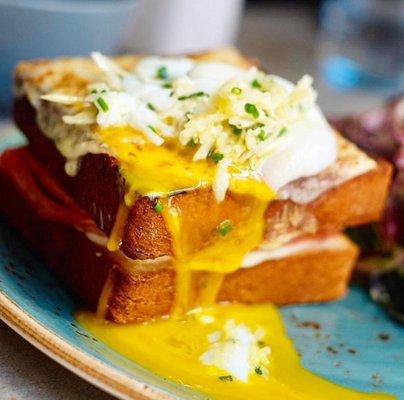 Croque Madame for breakfast is always a good idea