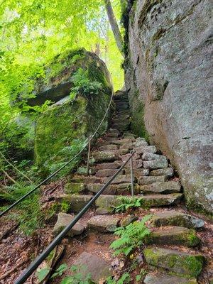 Rock City Park Indian Stairs