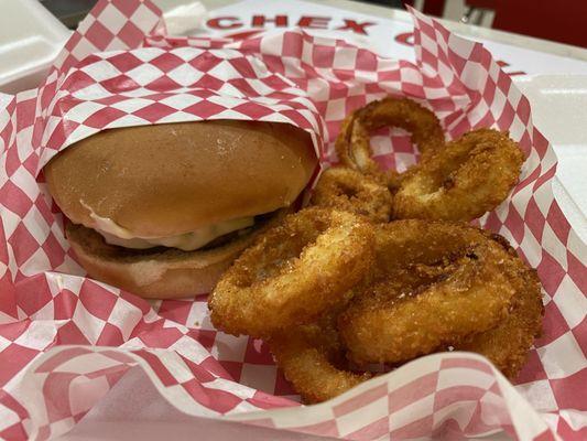 The Chex Burger Combo