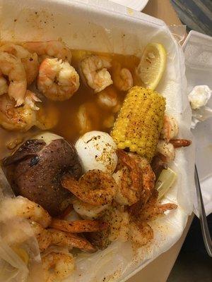 B1. Low Country Boil Fresh Shrimp