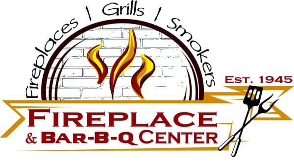 Fireplace & Bar-B-Q Center logo.