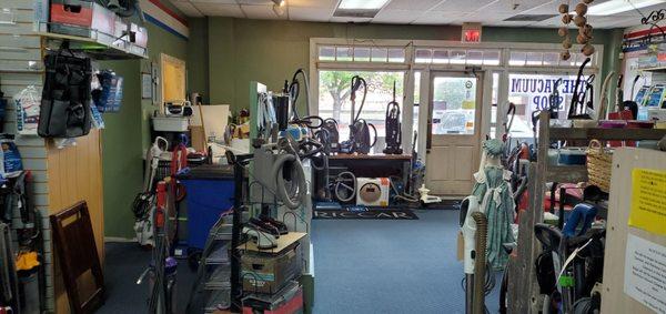 Vacuums, bags, belts and repairs!  We do it since 1998.  Call r come by !  10 - 3 - Mon - Sat.